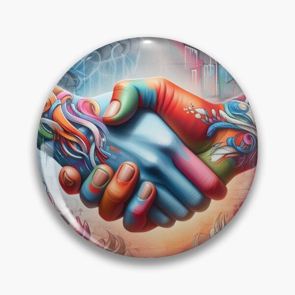 Item preview, Colourful handshake designed and sold by Arturos31.