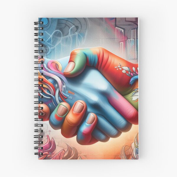 Item preview, Colourful handshake designed and sold by Arturos31.