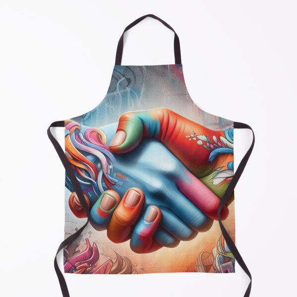 Item preview, Colourful handshake designed and sold by Arturos31.