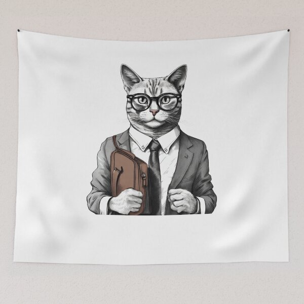 Item preview, Business Cat designed and sold by Crea-mood.