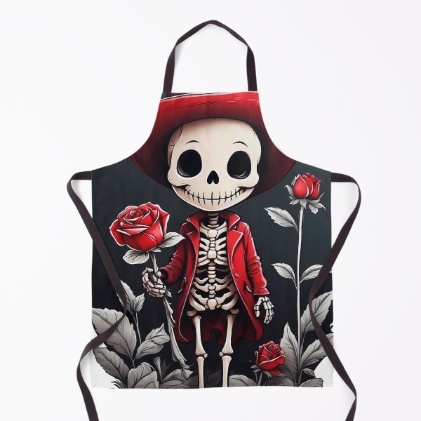 Item preview, Skeleton holding a red rose. designed and sold by wplamkung.