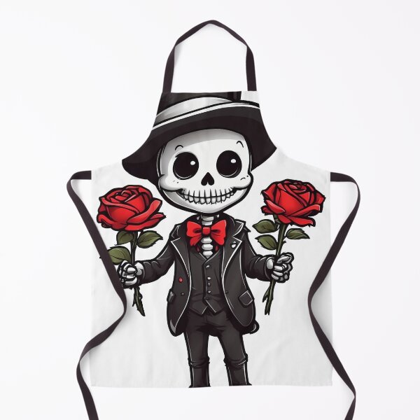 Item preview, Skeleton holding a red rose. designed and sold by wplamkung.