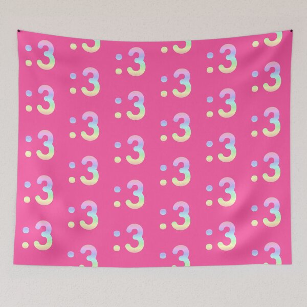 Item preview, Puppy smile cute Femboy emoticon Pastel rainbow flag designed and sold by SISSY4SISSIES.