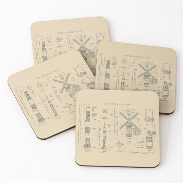 Item preview, Skylab Space Station (Parchment) designed and sold by BGALAXY.