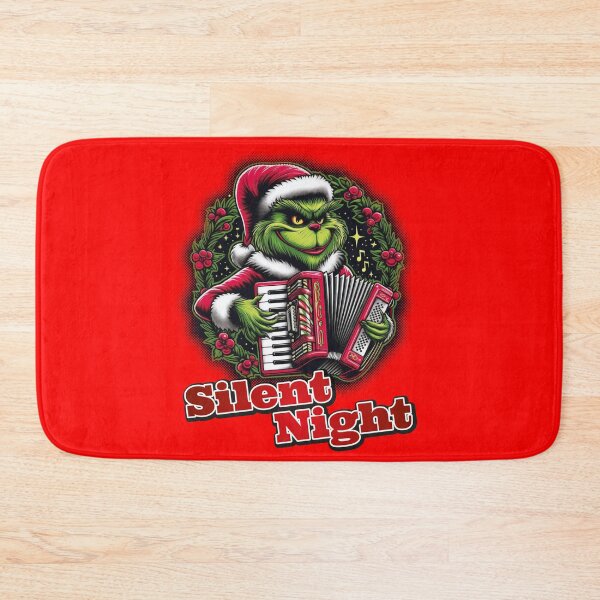 Item preview, Grinch playing accordion - Silent Night - Xmas, Christmas designed and sold by ThisDress.