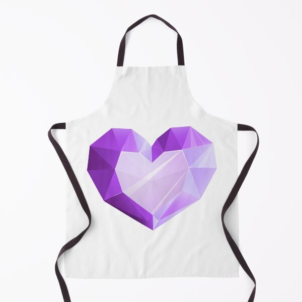 Item preview, Purple Crystal Heart designed and sold by AlliddeArt.