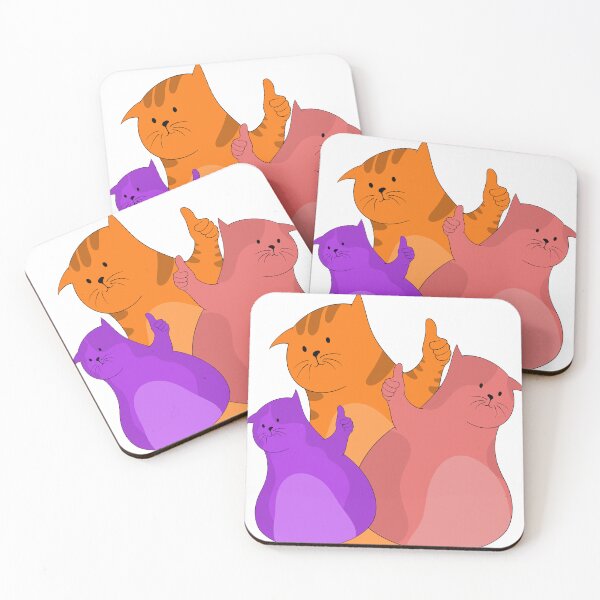 Item preview, Cute cat thumbs up designed and sold by Maiidden.