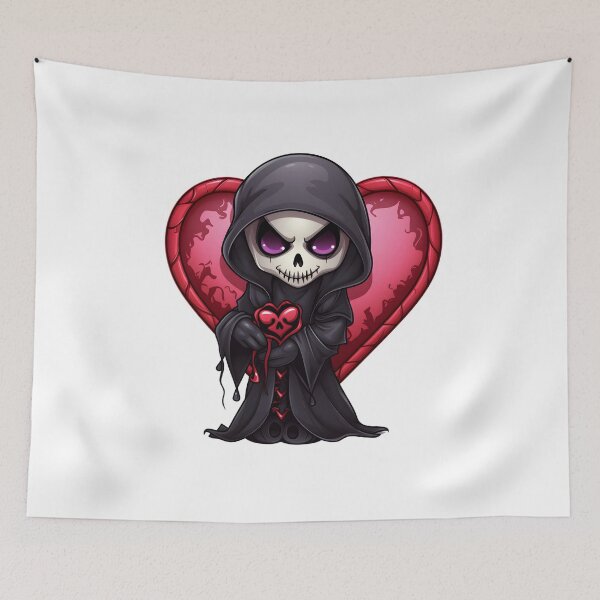 Item preview, Cute Valentine, Funny Valentine, Horror Valentine, Valentine's Day Sublimation Design, Grim Valentine, Goth Valentine designed and sold by NitroStudio.