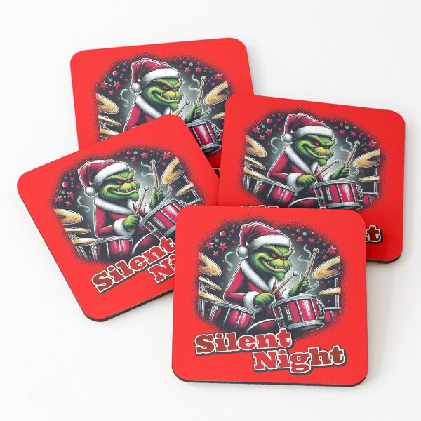 Item preview, Drummer Grinch - Silent Night designed and sold by ThisDress.