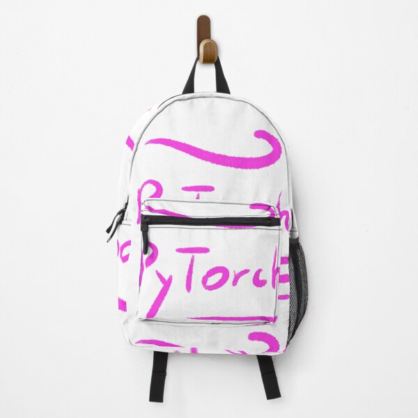 Item preview, PyTorch type art programming coding typography pink pattern designed and sold by SparksGlo-AAAA.