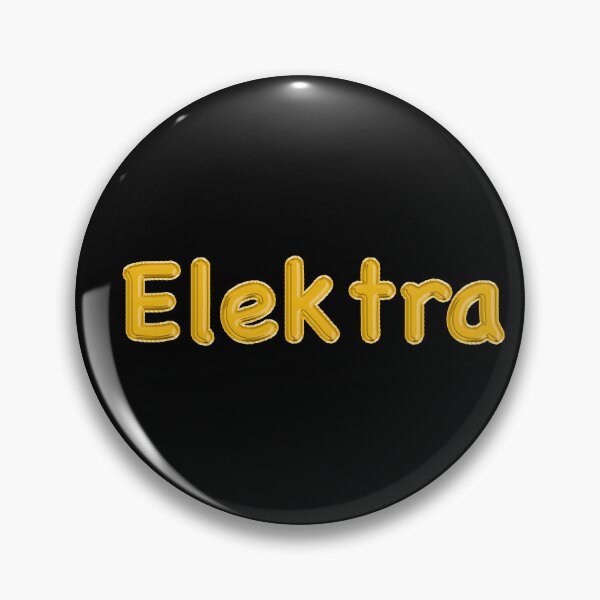 Artikelvorschau, Goldenes Ballonfolien-Elektra-Namensschild – (Schwarz) entworfen und verkauft von NormadWorld.