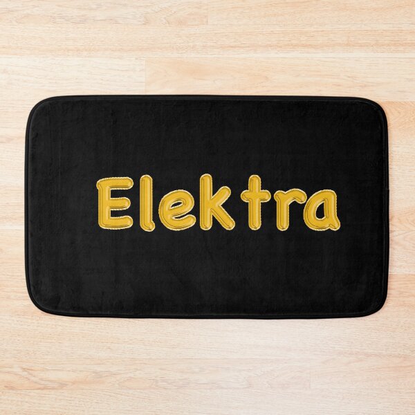 Item preview, Golden Balloon Foil Elektra Name Label - (Black) designed and sold by NormadWorld.