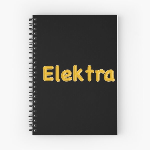 Item preview, Golden Balloon Foil Elektra Name Label - (Black) designed and sold by NormadWorld.