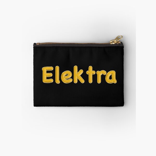 Item preview, Golden Balloon Foil Elektra Name Label - (Black) designed and sold by NormadWorld.