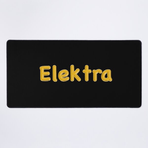 Item preview, Golden Balloon Foil Elektra Name Label - (Black) designed and sold by NormadWorld.