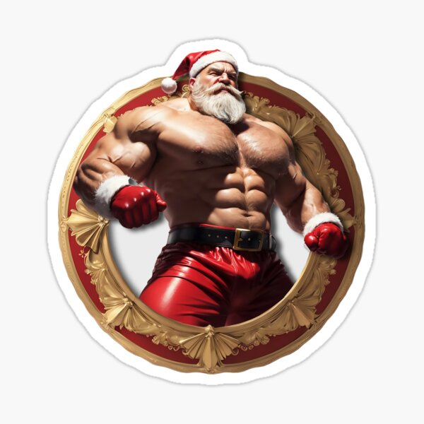  Christmas Gift for Fitness Lovers Strong Santa Claus