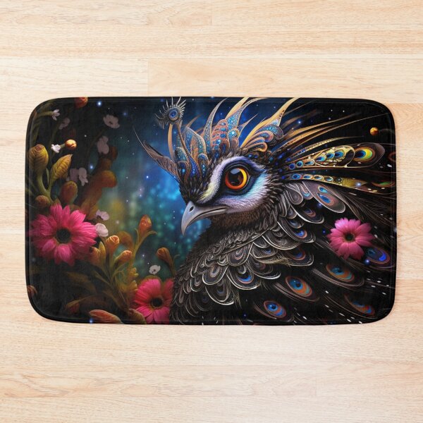 Item preview, Majestic Peacock vibrant portrait designed and sold by zoldi.