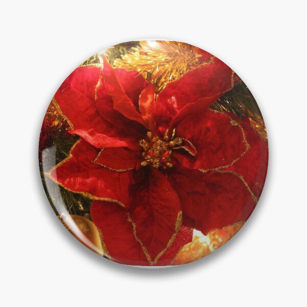 Item preview, Christmas Ponsettia decoration designed and sold by AlanDPhotos.