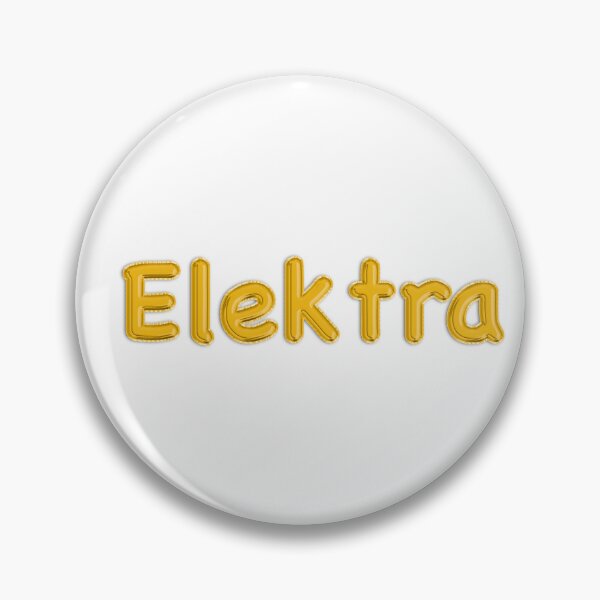 Artikelvorschau, Goldenes Ballonfolien-Elektra-Namensschild entworfen und verkauft von NormadWorld.