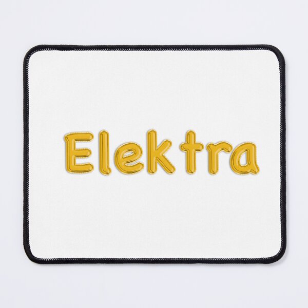 Item preview, Golden Balloon Foil Elektra Name Label designed and sold by NormadWorld.