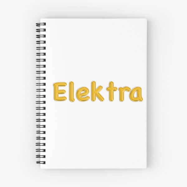 Item preview, Golden Balloon Foil Elektra Name Label designed and sold by NormadWorld.
