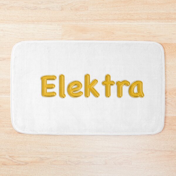Item preview, Golden Balloon Foil Elektra Name Label designed and sold by NormadWorld.