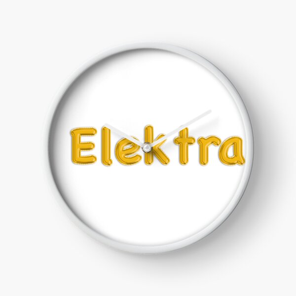 Item preview, Golden Balloon Foil Elektra Name Label designed and sold by NormadWorld.
