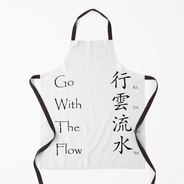 Item preview, Go With The Flow - Japanese Kanji Saying designed and sold by Matthew Kinnersly.