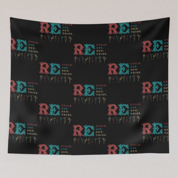 Item preview, Rcycle, Reuse, Renew, Rethink, Environmental, Love Planet Earth designed and sold by DanaMire.