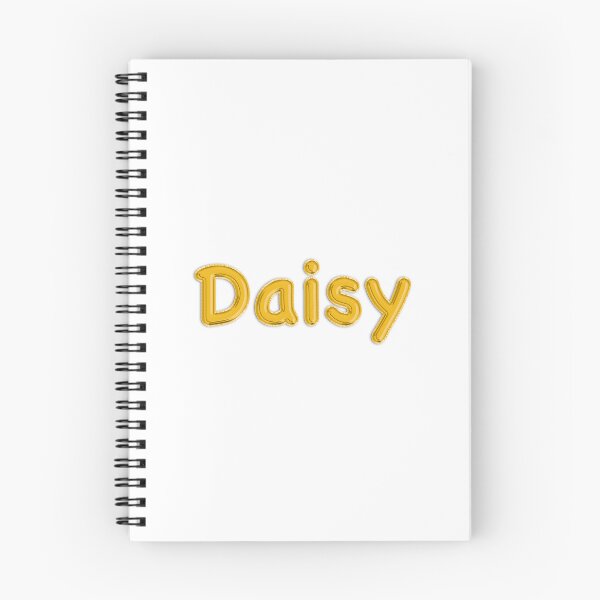 Item preview, Golden Balloon Foil Daisy Name Label designed and sold by NormadWorld.