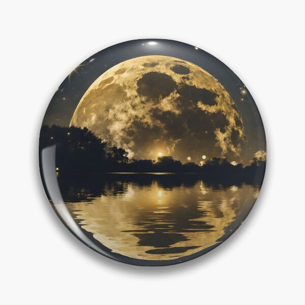Item preview, Orange Moonset Full Moon designed and sold by MarzenaKa.