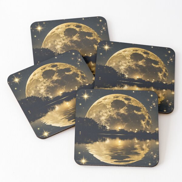Item preview, Orange Moonset Full Moon designed and sold by MarzenaKa.