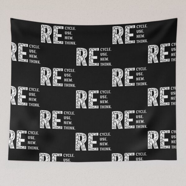 Item preview,  Recycle, Reuse, Renew, Rethink, Environmental, Love Planet Earth designed and sold by DanaMire.
