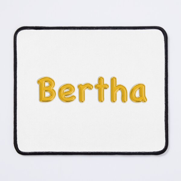Item preview, Golden Balloon Foil Bertha Name Label designed and sold by NormadWorld.