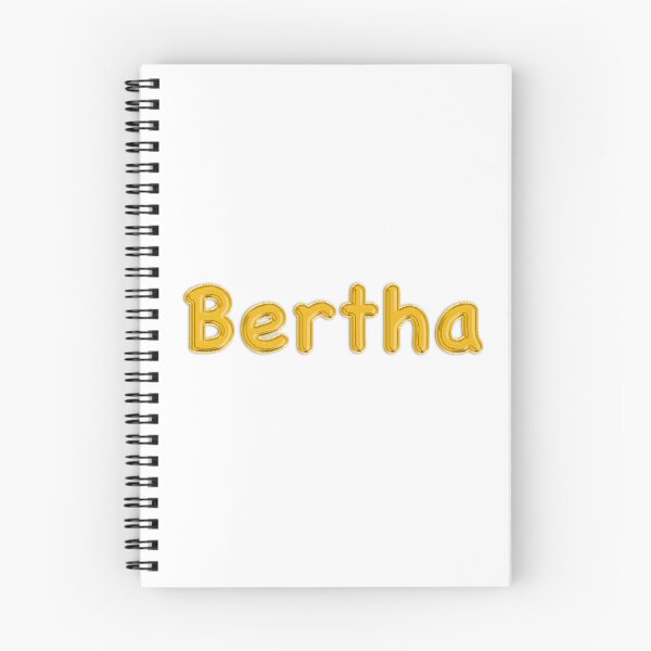 Item preview, Golden Balloon Foil Bertha Name Label designed and sold by NormadWorld.