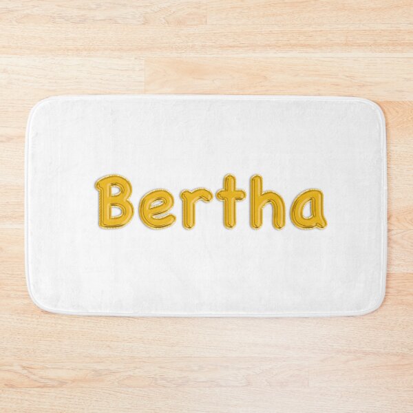 Item preview, Golden Balloon Foil Bertha Name Label designed and sold by NormadWorld.