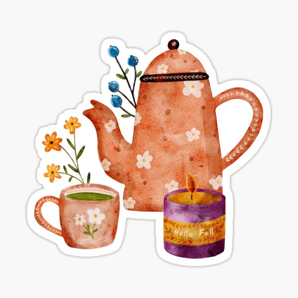 Item preview, Tea time by the candle designed and sold by pinkyfish1010.
