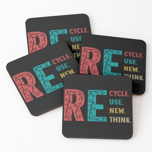 Item preview,  Recycle, Reuse, Renew, Rethink, Environmental, Love Planet Earth designed and sold by DanaMire.
