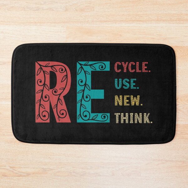 Item preview,  Recycle, Reuse, Renew, Rethink, Environmental, Love Planet Earth designed and sold by DanaMire.