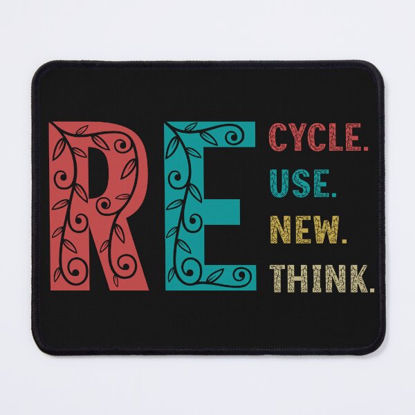 Item preview,  Recycle, Reuse, Renew, Rethink, Environmental, Love Planet Earth designed and sold by DanaMire.
