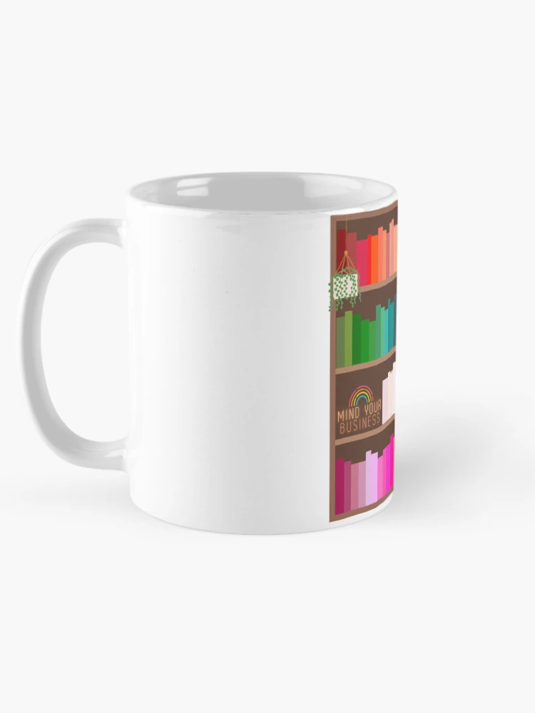 Thumbnail 5 of 6, Coffee Mug, Color coded Library designed and sold by CoverToCover.