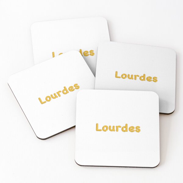 Item preview, Golden Balloon Foil Lourdes Name Label designed and sold by NormadWorld.