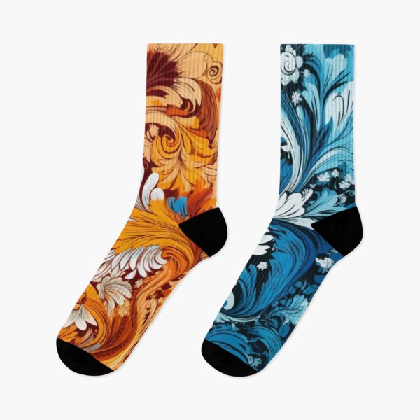 Item preview, Mystical Garden Walk Socks designed and sold by PurpleMoss.