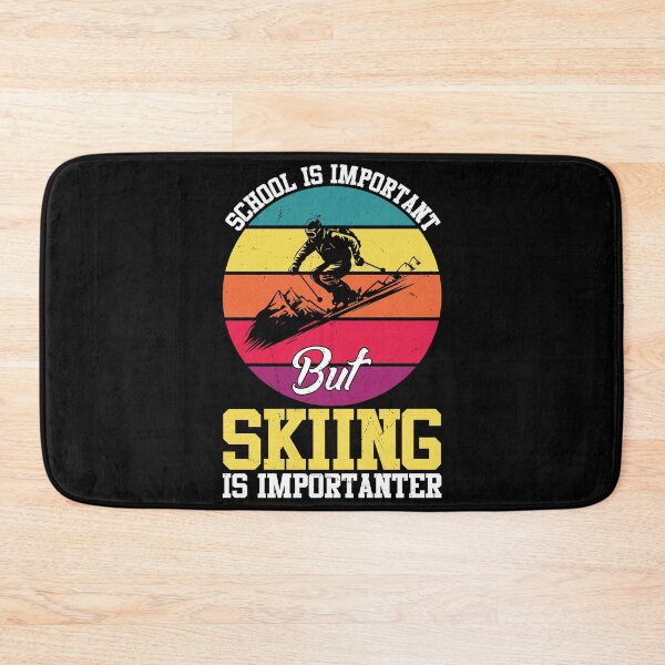 Item preview, School Is Important But Skiing Is Importanter designed and sold by creativevogue.