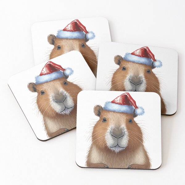Item preview, Christmas Capybara  designed and sold by Len-adeu.