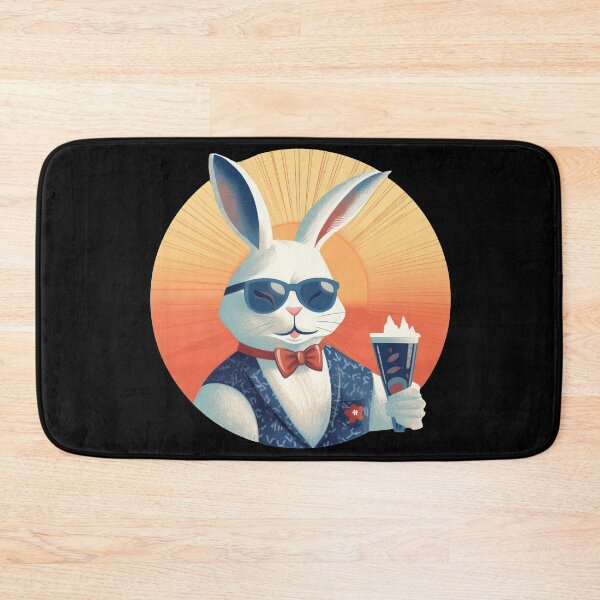 Item preview, Colorful Rabbit - A bunny with taste designed and sold by WallGemsArt.