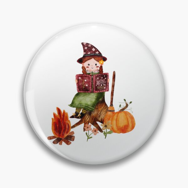 Item preview, Cute cottagecore witch designed and sold by pinkyfish1010.