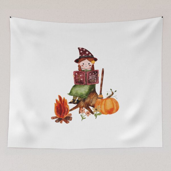 Item preview, Cute cottagecore witch designed and sold by pinkyfish1010.