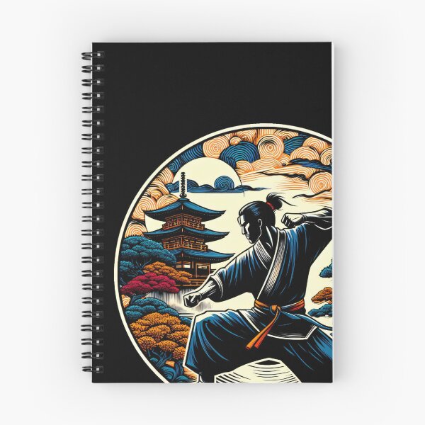 Item preview, Ninjutsu Fighter Pose Circle Design designed and sold by RedDesignSyc.