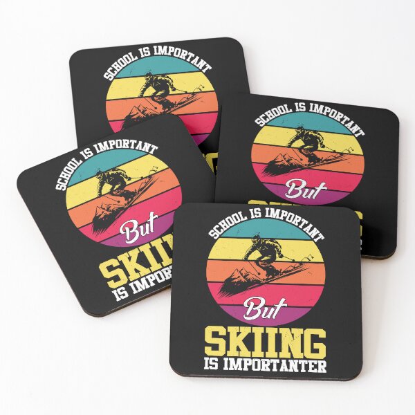 Item preview, School Is Important But Skiing Is Importanter designed and sold by creativevogue.